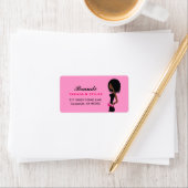 311 Étiquettes de cheveux bouclés afro-américains (En situation)