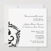 311 Exquis Invitation noir Damas (Dos)