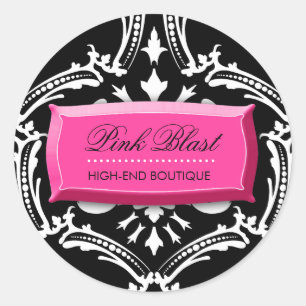 311-Exqusite Roze Blast #2 Damast Stickers
