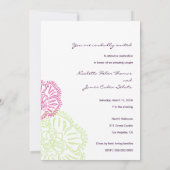 311-Floral Flatter | Paars Kaart (Achterkant)