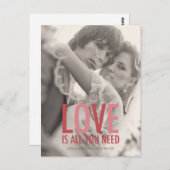 311 Fotoliefhebbers zijn het enige dat je rood roz Briefkaart (Voorkant / Achterkant)