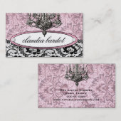 311 Frenchie Budoir |  roze Visitekaartje (Voorkant / Achterkant)