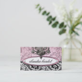 311 Frenchie Budoir |  roze Visitekaartje (Staand voorkant)