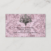 311 Frenchie Budoir |  roze Visitekaartje (Achterkant)