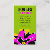 311-FUNKY-STROOM | GROENEN VISITEKAARTJE (Achterkant)