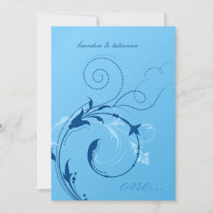 311-gebotteld geheugen   Cornflower Blue Kaart