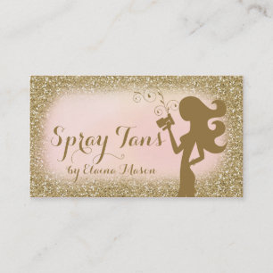 311 Glam Spray Tan Fashionista Glitter Visitekaartje