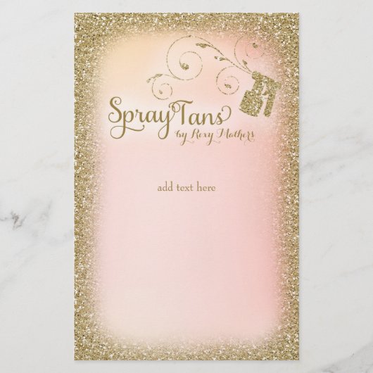 311  Glam Spray Tan Flyers (Voorkant)