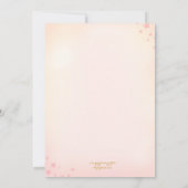 311 Glitter Twinkle Toes Dancer Invitation Kaart (Achterkant)