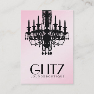 311 Glitz Boutique Pink Shimmer Visitekaartje