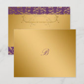 311-Golden diVine Eggplant Purple RSVP (Devant / Derrière)