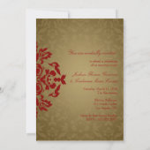 311-Golden Flame 5 x 7 Invitations (Dos)