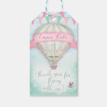 311 Hete Luchtballon Label Dank u Label