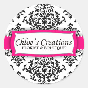 311 IJsmaken op de Cake - aardbei Ronde Sticker