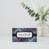 311 IJsvorming op de Cake Hydrangea Silver Metalli Visitekaartje (Staand voorkant)