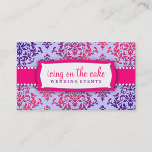 311 IJsvorming op de roze lavendel van de Cake 2 Visitekaartje
