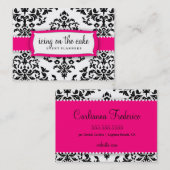 311 IJzen op de Aardbei van de Cake Frosting Chubb Visitekaartje (Voorkant / Achterkant)