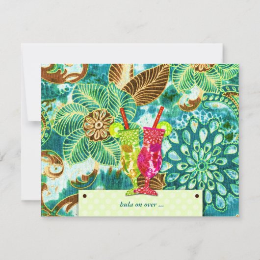 311 Invitation lushious à Luau (Dos)