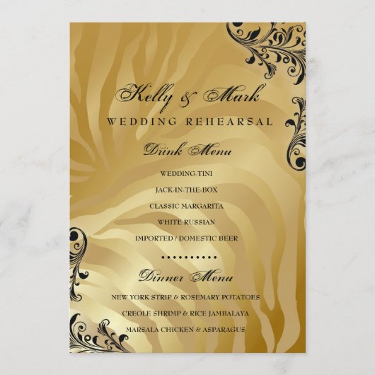 311-Jardin d'or Dinner Drink Menu (Voorkant)