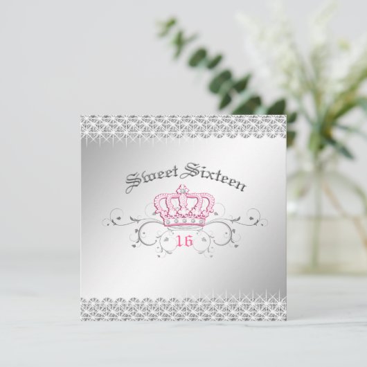 311-koningin voor een dag | Sweet Sixteen Kaart (Staand voorkant)