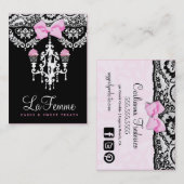 311 La Femme Cakes Black Visitekaartje (Voorkant / Achterkant)