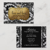 311-Lace de Luxe - Lavish Gold Bord Visitekaartje (Voorkant / Achterkant)