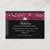 311 Lace de Luxe Pink Visitekaartje (Achterkant)