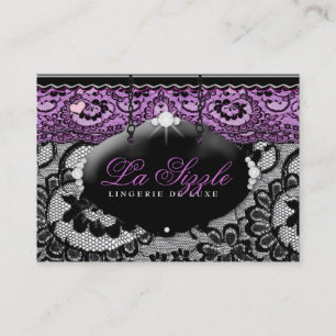 311-Lace de Luxe - Violet Visitekaartje
