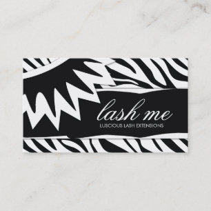 311-Lash me Zebrastropen Visitekaartje