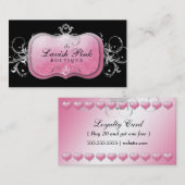311 Lavish Pink Bord Silver 20 Loyalty Card (Voorkant / Achterkant)
