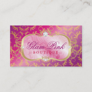 311 Lavish Pink Platter Golden Divine Pout Visitekaartje