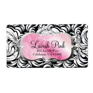 311 Lavish Pink Platter verzendlabels Etiket