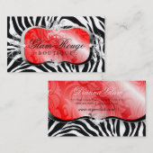 311 Lavish Rouge Platter Silver Visitekaartje (Voorkant / Achterkant)