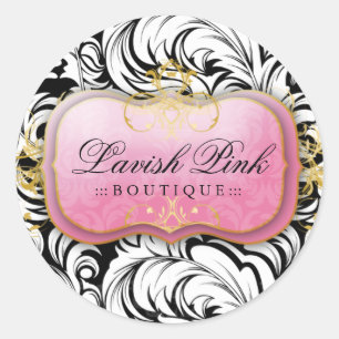 311 Lavish roze Bord stickers