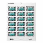 311 Lavish Topaz Étiquette (Feuille entière)