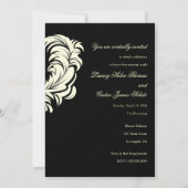 311-Lavishly Lainey Cream & Black #2 Invitation (Dos)
