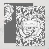 311-Lavishly Lainey Grey Invitation (Devant / Derrière)