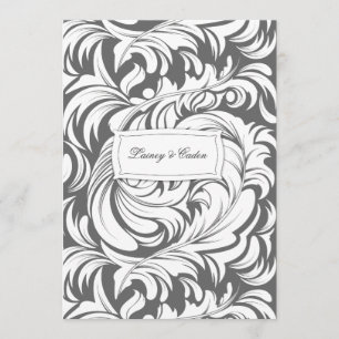 311-Lavishly Lainey Grey Invitation