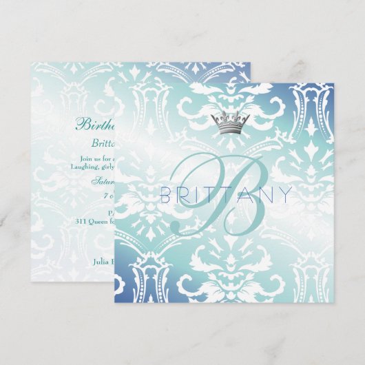 311 Le Invitation Turquoise d'Aqua (Devant / Derrière)