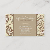 311 LEMON FLORAL  VISITEKAARTJE (Achterkant)