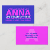311 Life Coach Trainer, enz. Visitekaartje (Voorkant / Achterkant)