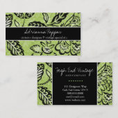 311 LIMOEN VINTAGE VISITEKAARTJE (Voorkant / Achterkant)