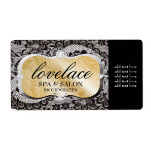 311 Love Lace Bronze Platter Etiket