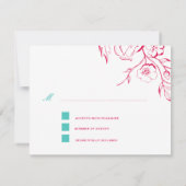 311-Lush Rouge Floral RSVP (Dos)