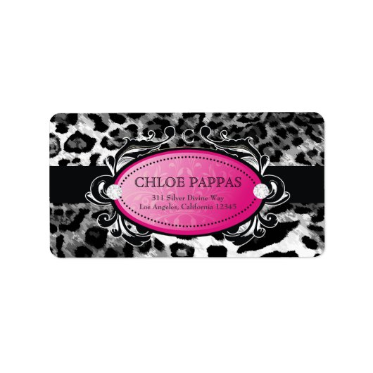 311-Luxueus Leopard Label (Voorkant)