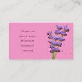 311-Luxuriant Lavender | Roze Visitekaartje (Achterkant)