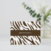 311-Luxurieusement blanc Choc Zebra RSVP (Debout devant)