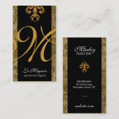 311 Marley Monogram Gold Rush Visitekaartje (Voorkant / Achterkant)