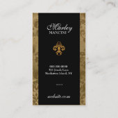 311 Marley Monogram Gold Rush Visitekaartje (Achterkant)