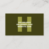 311 Mechanische GROEN Visitekaartje (Achterkant)